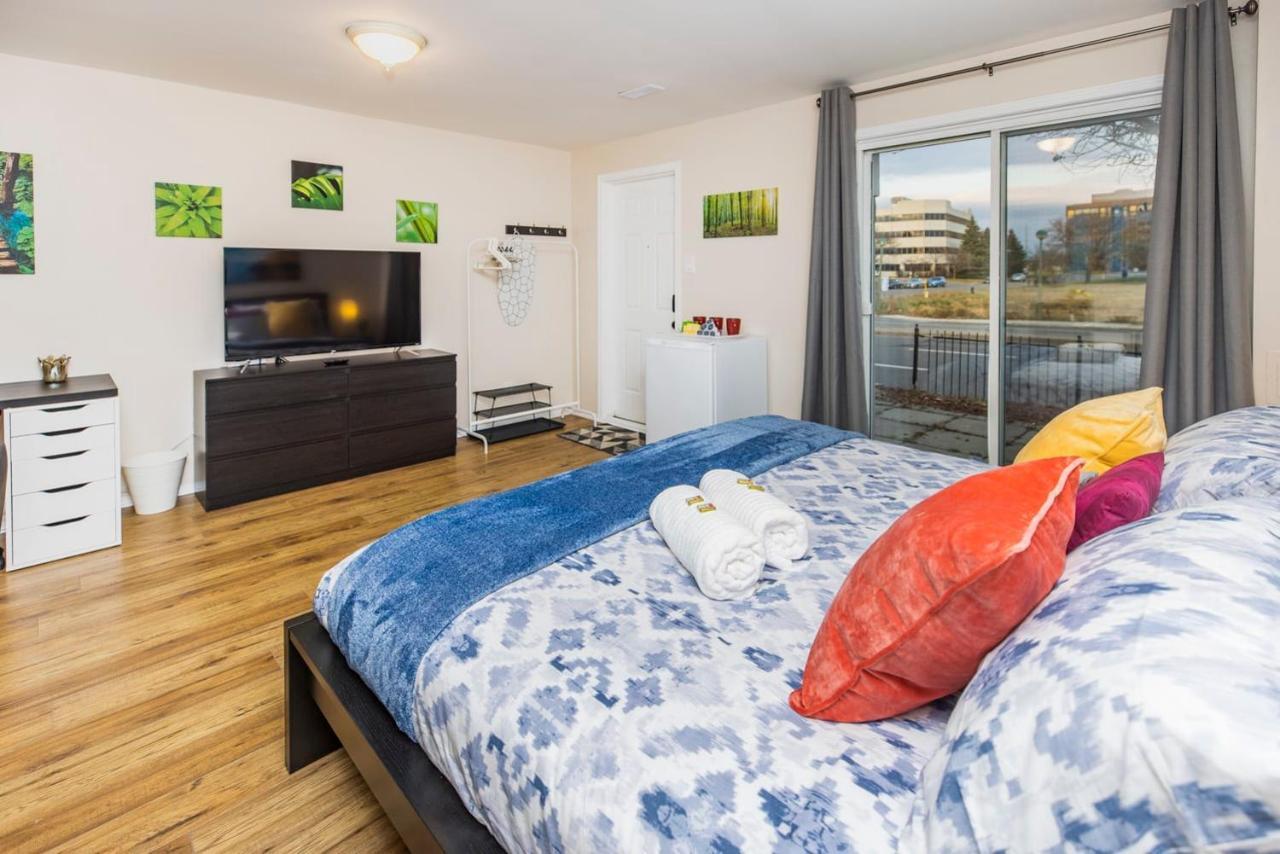Modern Studio W King Bed - Central Ottawa Eksteriør bilde